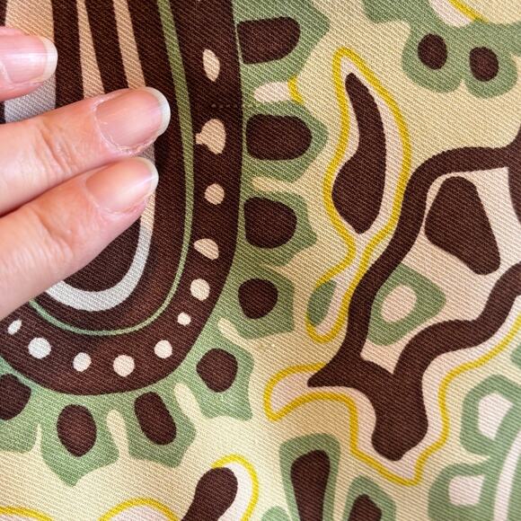 Vintage J. McLaughlin Paisley Print Silk Blend A-Line Skirt - size 6 - Picture 6 of 6